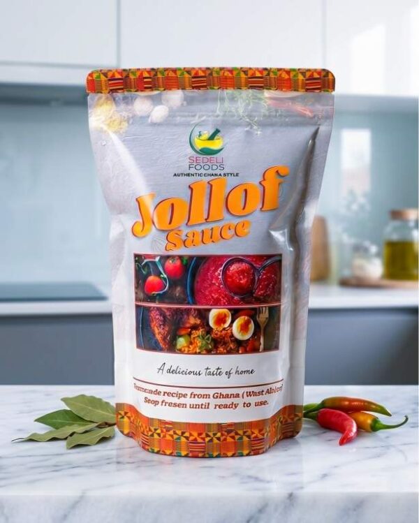 Jollof Sauce Product Sedeli Foods Ghanaian jollof sauce